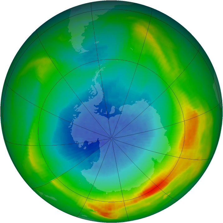 Ozone Map 1981-10-09